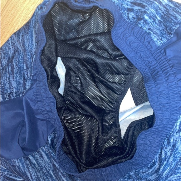 Adidas Blue Athletic Shorts with Elastic Waistband - Picture 7 of 7